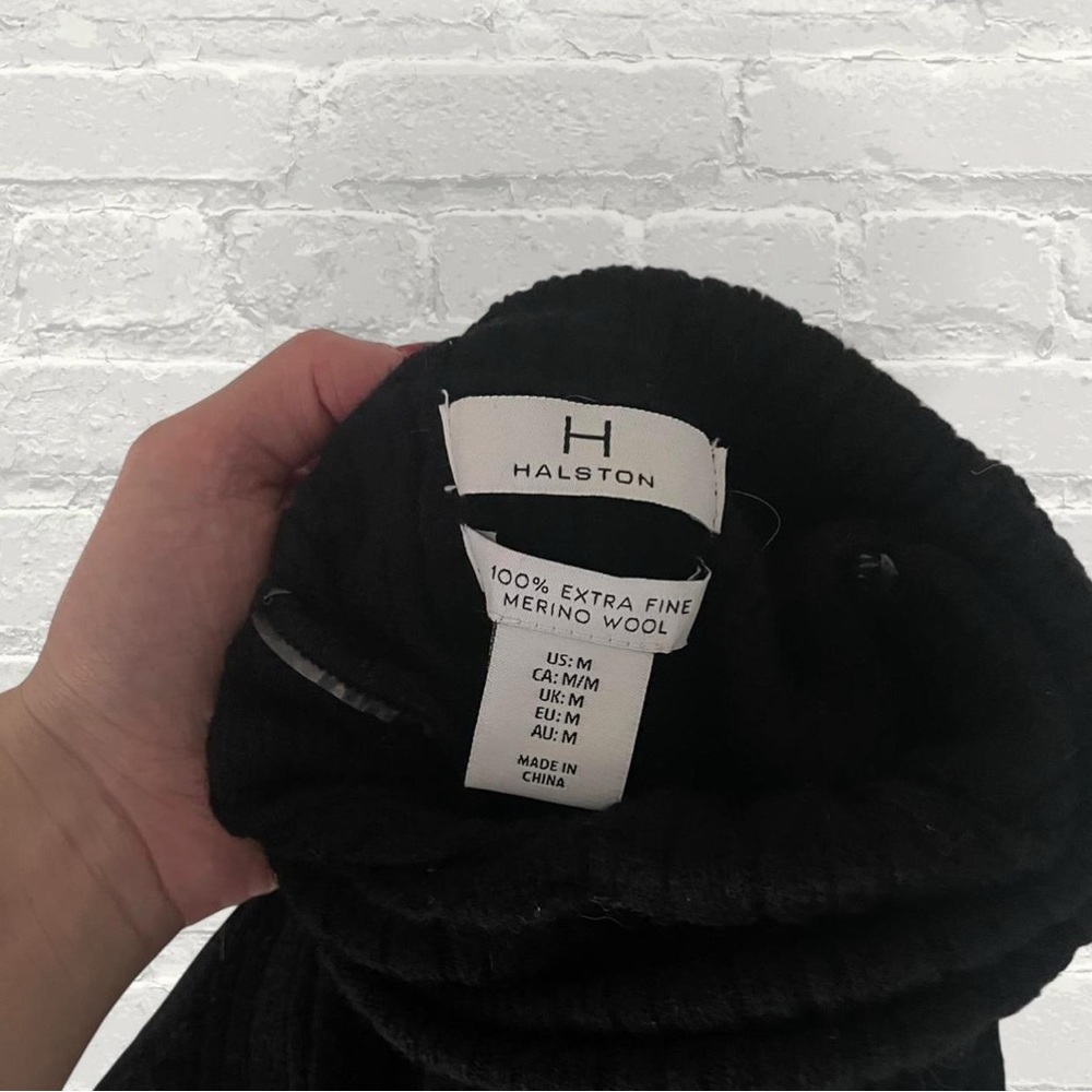 H by Halston Wool Ribbed Turtleneck Sweater - Picture 5 of 5